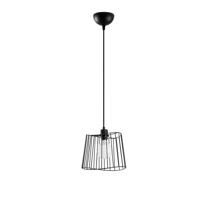 Opviq Lámpara de araña industrial negra con altura ajustable Opviq Lámpara de araña industrial negra con altura ajustable